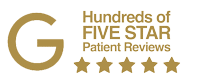 google-trust Hundreds of 5 Star Patient Reviews